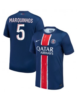 Paris Saint-Germain Marquinhos #5 Replika Hemmakläder 2024-25 Kortärmad